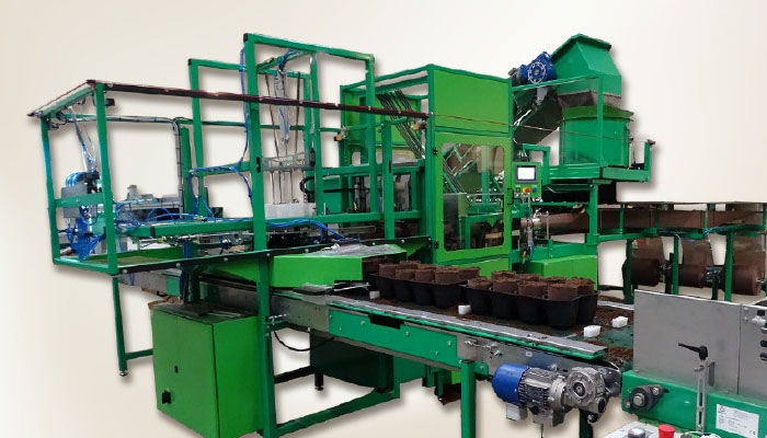 Ellepot Propagation Machine for propagation of fruit trees Tray Filler TF JUMBO